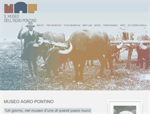 Tablet Screenshot of museoagropontino.it